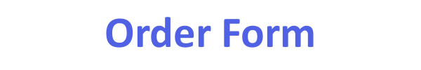 Order Form
